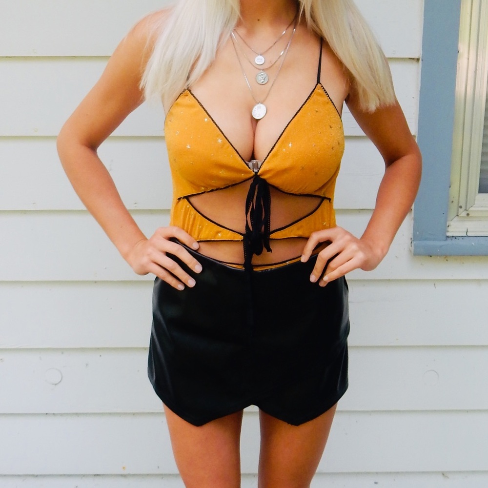 Yellow Star Bodysuit